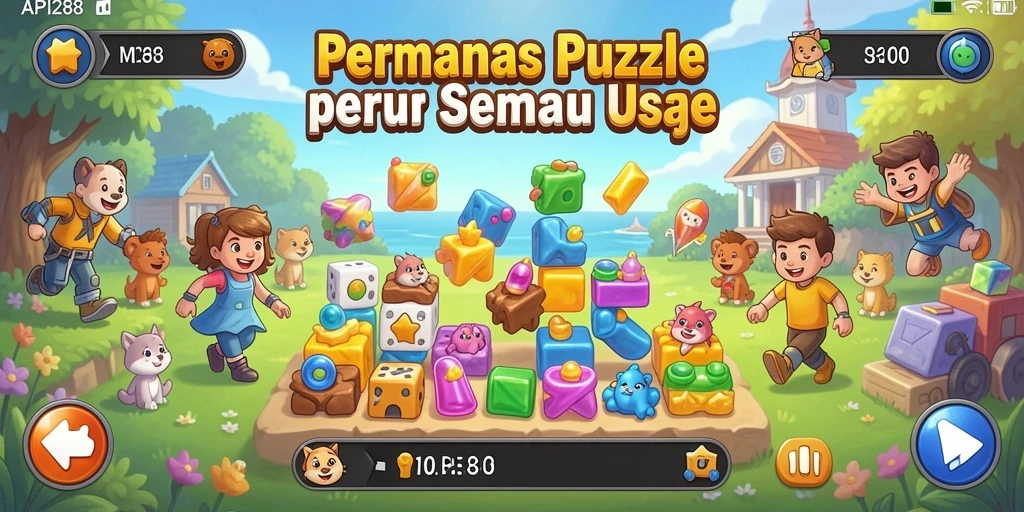 Tampilan Gameplay API288 menantang untuk setiap teka-teki.