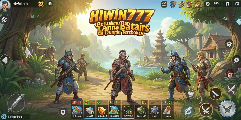 Tampilan gameplay HIWIN777 yang memukau pada dunia terbuka.