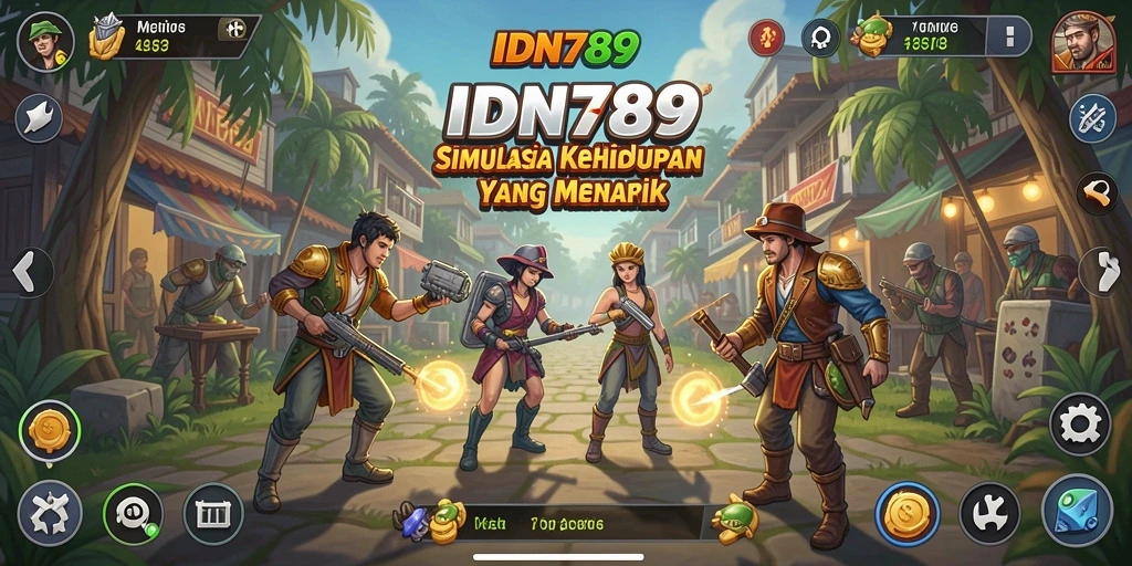 Tampilan grafis menarik dari gameplay <strong>IDN789</strong> yang menampilkan aktivitas simulasi.